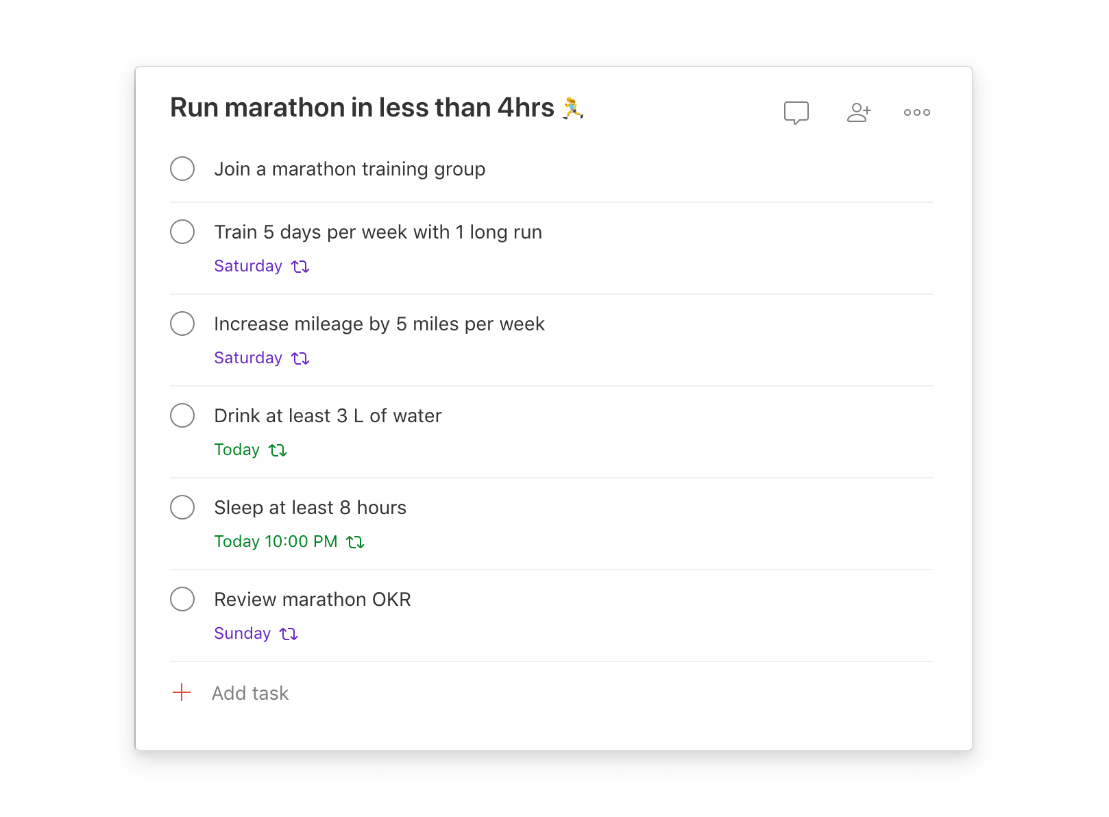 Marathon OKR